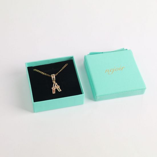 图片 letter necklace