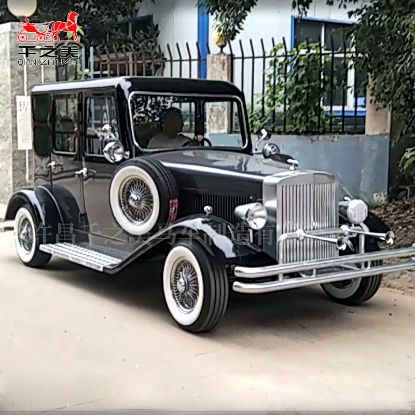 图片 Big Shanghai Electric Retro Classic Car Vintage Classical Four-wheeled Car Business Event Film and Television Props Viewing Pick-up and Drop-off