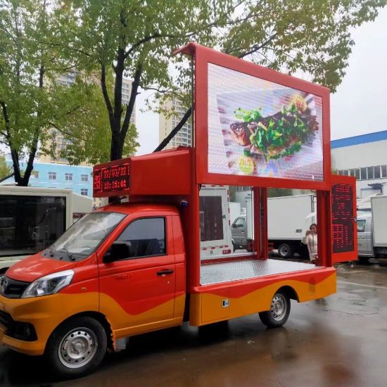 图片 Housing construction commercial LED advertising vehicle, Xiangling V1 multifunctional small outdoor advertising vehicle