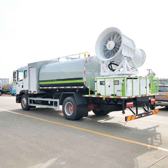 图片 8 square spray dust reduction vehicle, urban landscaping, road washing, high dust reduction efficiency, large atomization area