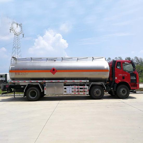 图片 20 tons liquor transport truck medium: methanol, ethanol, 304 stainless steel tank type, 3 types of flammable and explosive dangerous goods
