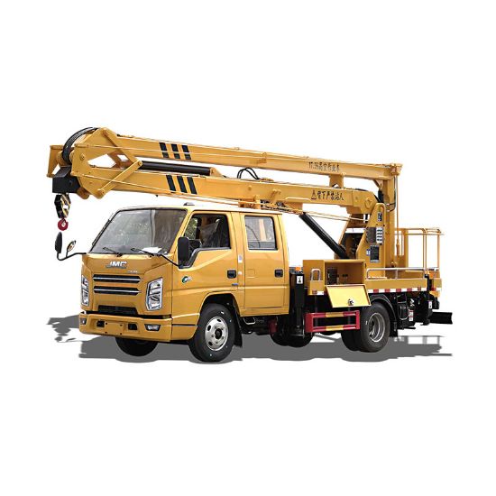 图片 Blue brand 17.5m aerial work platform engineering installation high rescue municipal engineering bridge renovation