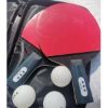 Picture of Table tennis racket set 2 rackets 3 balls table tennis racket portable net racket family sports table tennis set anti-glue table tennis racket