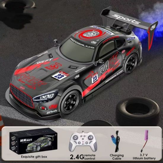 图片 Large remote control car drift racing spray racing four-wheel drive climbing high-speed car charging toy car boy