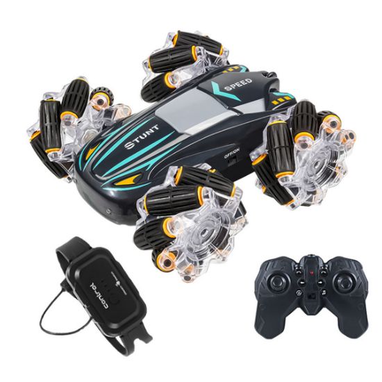Picture of Children's double-sided stunt drift remote control car four-wheel drive off-road vehicle boy car toy stall wholesale