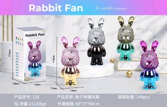 图片 Hot New Item ~ Rabbit Electroplated Fan