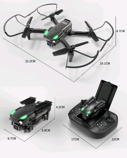 图片 Mini Foldable Obstacle Avoidance Single Camera WiFi Quadcopter