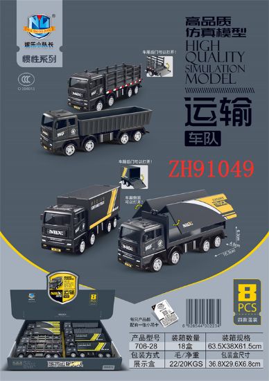 图片 High-Quality Simulation Inertial Transport Fleet Set with 8 Pieces