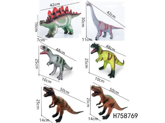 图片 Large Dinosaur with Cotton Filling and IC Single Sound