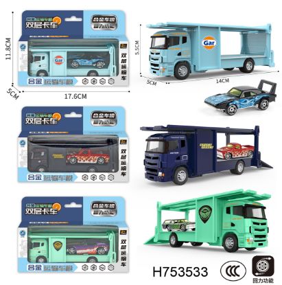 Picture of Return Force Alloy Exhibition Transport Truck (Mixed Colors)